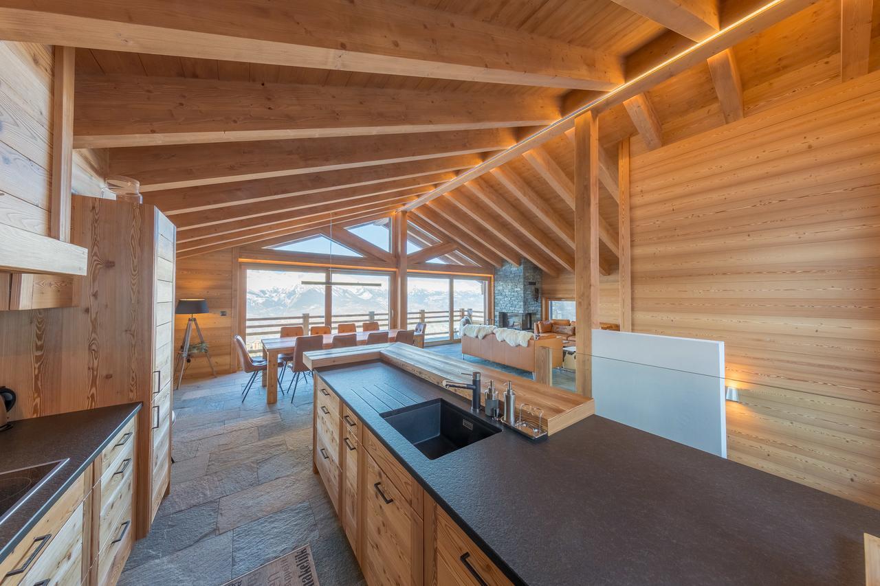 Oak Tree Chalet - On The Ski Slope - Luxury! Nendaz Buitenkant foto