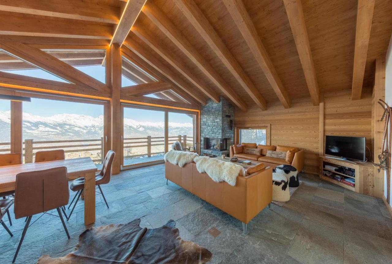 Oak Tree Chalet - On The Ski Slope - Luxury! Nendaz Buitenkant foto